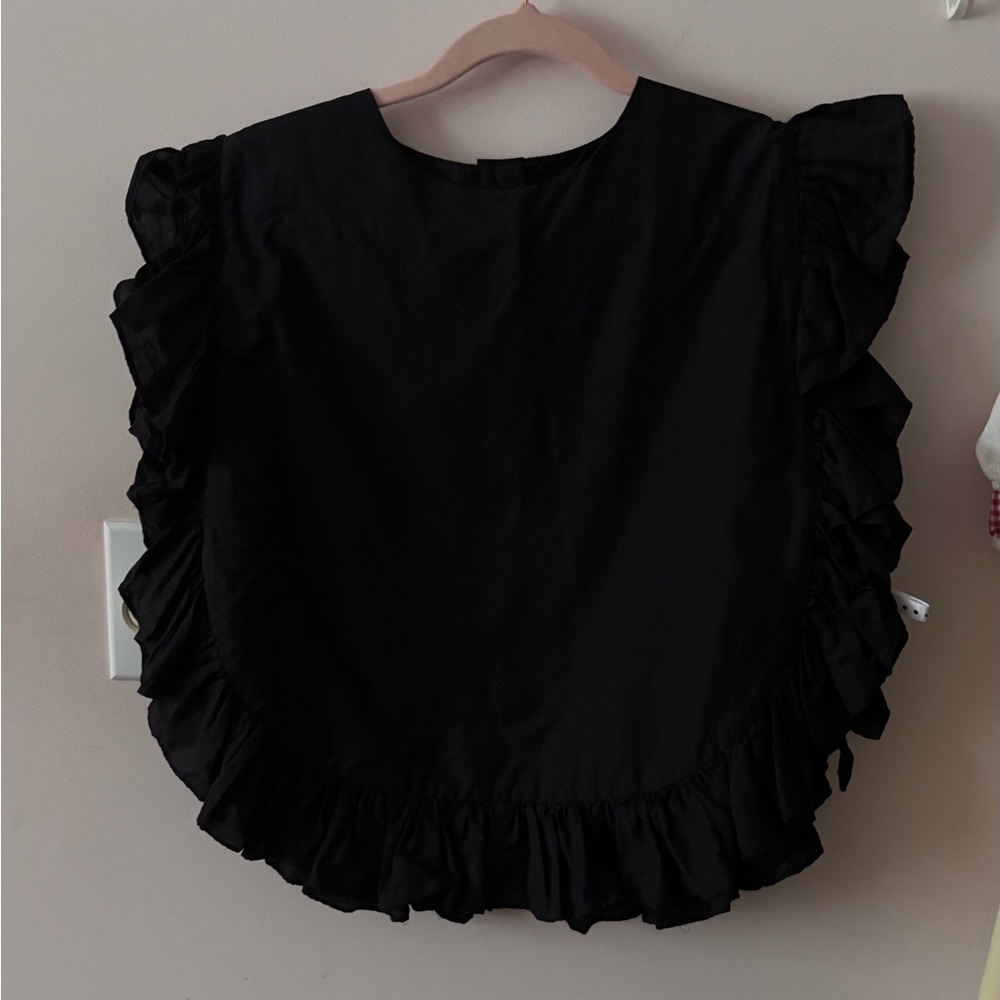 IMAKOKONI RUFFLE SMOCK TOP 〰️ - Picture 8 of 9